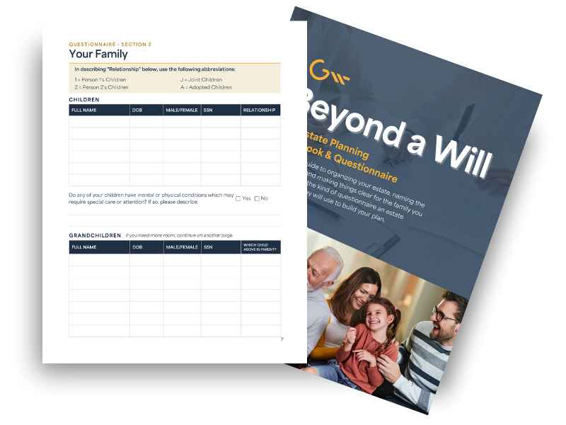Beyond a Will Checklist