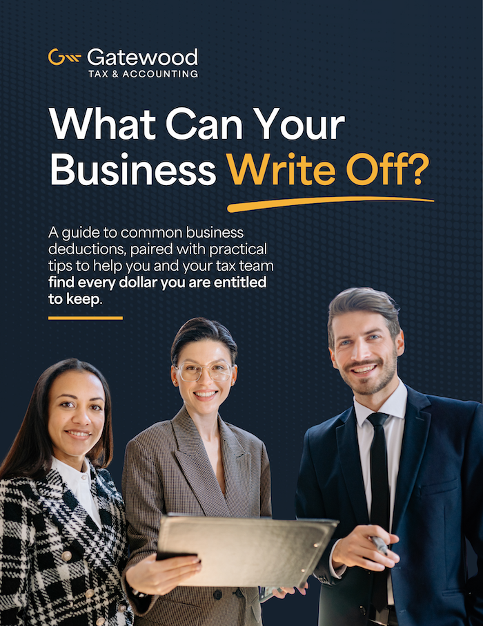 Cover of the Gatewood Tax & Accounting guide, 